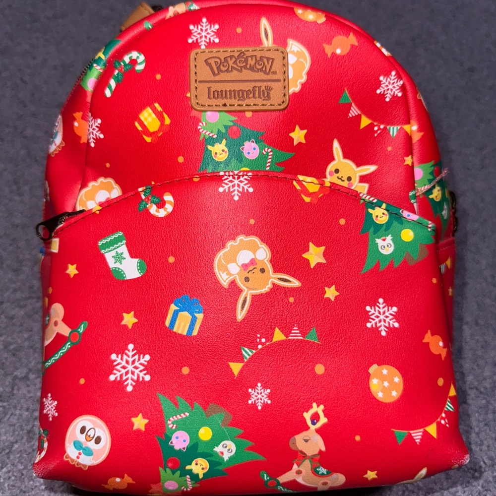 Loungefly Pokémon Christmas Mini Backpack